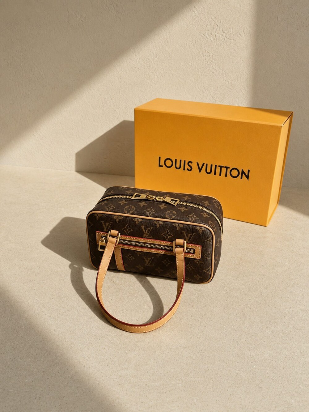 Louis Vuitton Cite Monogram Canvas Top Handle Bag - Picture 2 of 6